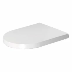 Duravit ME by Stark Compact Standard Toilet Seat - White Satin Matt - 0020112600