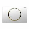 Geberit Sigma 10 White + Gold Flush Plate for UP320/UP720 Cistern - 115.758.KK.5 -TOILET ACCESSORIES shop 115.758.KK .5 460