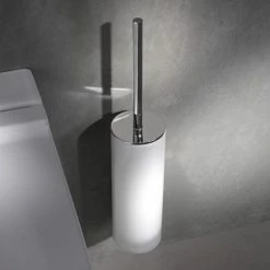 Keuco Edition 400 Wall Mounted Toilet Brush & Holder - Chrome