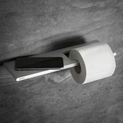 Keuco Edition 400 Toilet Roll Holder with Shelf 10 Keuco Edition 400 Toilet Roll Holder with Shelf -TOILET ACCESSORIES shop 11573170000 D1 460