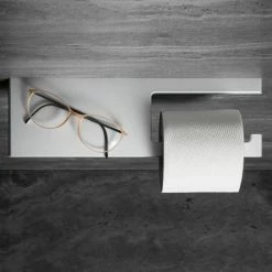 Keuco Edition 400 Toilet Roll Holder with Shelf 9 Keuco Edition 400 Toilet Roll Holder with Shelf -TOILET ACCESSORIES shop 11573170000 D3 460