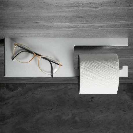 Keuco Edition 400 Toilet Roll Holder with Shelf 5 Keuco Edition 400 Toilet Roll Holder with Shelf - Image 3