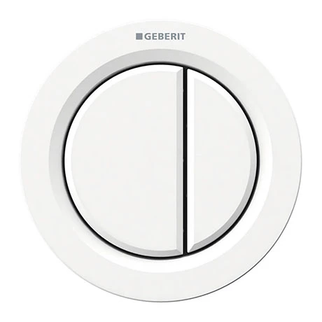 Geberit Type 01 Pneumatic Dual Flush Button for Concealed Cisterns - White Alpine - 116.050.11.1 3 Geberit Type 01 Pneumatic Dual Flush Button for Concealed Cisterns - White Alpine - 116.050.11.1