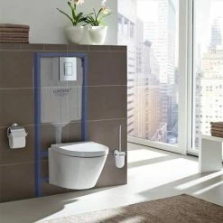 Grohe Rapid SL 1.13m 3 in 1 Set Support Frame for Wall Hung WC - 38772001 -TOILET ACCESSORIES shop 118152 D1 460 1