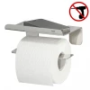 Tiger Colar Toilet Roll Holder with Shelf - Polished Stainless Steel -TOILET ACCESSORIES shop 1314230346 P