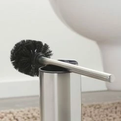 Tiger Colar Toilet Brush & Holder - Polished Stainless Steel -TOILET ACCESSORIES shop 1314830346 D1 460