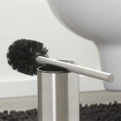 Tiger Colar Toilet Brush & Holder - Brushed Stainless Steel -TOILET ACCESSORIES shop 1314830946 D1 460