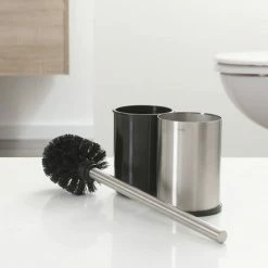 Tiger Colar Freestanding Toilet Brush & Holder - Brushed Stainless Steel -TOILET ACCESSORIES shop 1314930946 D2 460
