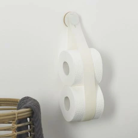 Tiger Urban Spare Toilet Roll Holder - White 6 Tiger Urban Spare Toilet Roll Holder - White - Image 4
