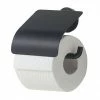 Tiger Urban Toilet Roll Holder with Cover - Black