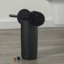 Tiger Urban Freestanding Toilet Brush & Holder - Black -TOILET ACCESSORIES shop 1317430746 D3 460