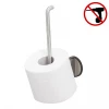 Tiger Tune Spare Toilet Roll Holder - Brushed Stainless Steel/Black -TOILET ACCESSORIES shop 1325430946 P