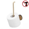 Tiger Tune Spare Toilet Roll Holder - Brushed Brass/Black -TOILET ACCESSORIES shop 1325435646 P