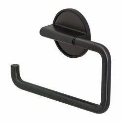 Tiger Tune Toilet Roll Holder - Brushed Black Metal/Black -TOILET ACCESSORIES shop 1326538946 D1 460