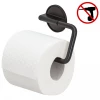 Tiger Tune Toilet Roll Holder - Brushed Black Metal/Black -TOILET ACCESSORIES shop 1326538946 P