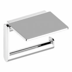 Keuco Plan Toilet Roll Holder with Shelf - Chrome 5 Keuco Plan Toilet Roll Holder with Shelf - Chrome -TOILET ACCESSORIES shop 14973010000 D1 460
