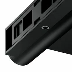 Keuco Plan Toilet Roll Holder with Shelf - Black -TOILET ACCESSORIES shop 14973370000 D2 460