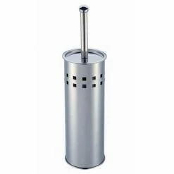 Designer Toilet Brush - Stainless Steel Square