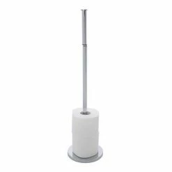Wenko 2-in-1 Stainless Steel Freestanding Toilet Paper Holder - 19637100 -TOILET ACCESSORIES shop 19637100 D2 460