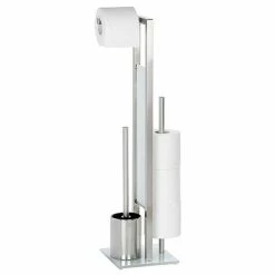 Wenko Rivalta Freestanding Toilet Set with Integrated Spare Roll Holder - 21564100