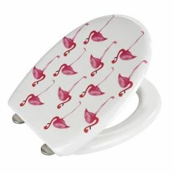 Wenko Flamingo Soft Close Toilet Seat - 22406100 -TOILET ACCESSORIES shop 22406100 D2 460