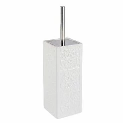 Wenko Cordoba White Ceramic Toilet Brush + Holder - 22651100
