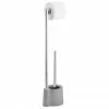 Wenko Avola Grey Extra Heavy Freestanding Toilet Brush & Roll Holder - 22990100 -TOILET ACCESSORIES shop 22990100 p