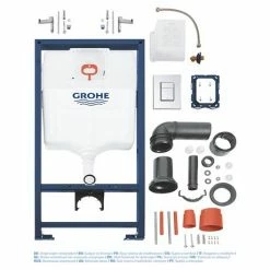 Grohe Rapid SL 1.13m 3 in 1 Set Support Frame for Wall Hung WC - 38772001 -TOILET ACCESSORIES shop 38772001 D4 460