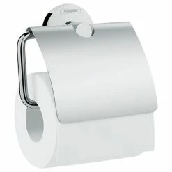 Hansgrohe Logis Universal Toilet Roll Holder with Cover - 41723000