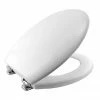 Bemis - Model 5000CP Toilet Seat with Chrome Hinges - White - 5000CP000 1 Bemis - Model 5000CP Toilet Seat with Chrome Hinges - White - 5000CP000 -TOILET ACCESSORIES shop 5000CP000 P2