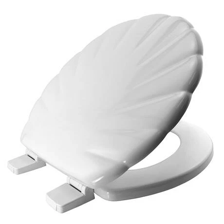 Bemis - 5900AR Shell Design Toilet Seat - White - 5900AR000 4 Bemis - 5900AR Shell Design Toilet Seat - White - 5900AR000 - Image 2