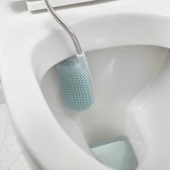 Joseph Joseph Flex Smart Toilet Brush & Holder - White/Blue - 70506 -TOILET ACCESSORIES shop 70506 D4 460