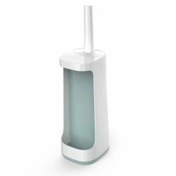 Joseph Joseph Flex Plus Smart Toilet Brush & Holder with Storage Caddy - White/Blue - 70507 -TOILET ACCESSORIES shop 70507 D2 460