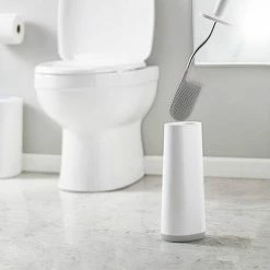 Joseph Joseph Flex Smart Toilet Brush & Holder - White/Grey - 70515 11 Joseph Joseph Flex Smart Toilet Brush & Holder - White/Grey - 70515 -TOILET ACCESSORIES shop 70515 D3 460