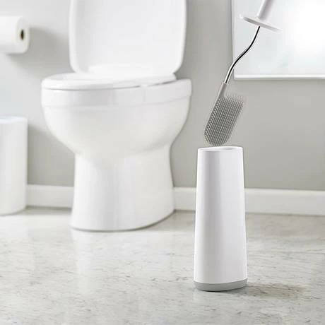 Joseph Joseph Flex Smart Toilet Brush & Holder - White/Grey - 70515 6 Joseph Joseph Flex Smart Toilet Brush & Holder - White/Grey - 70515 - Image 4