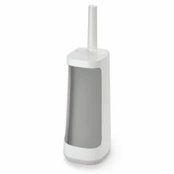 Joseph Joseph Flex Plus Smart Toilet Brush & Holder with Storage Caddy - White/Grey - 70516 -TOILET ACCESSORIES shop 70516 D2 460