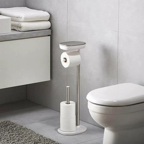 Joseph Joseph EasyStore Freestanding Toilet Paper Holder - 70518 4 Joseph Joseph EasyStore Freestanding Toilet Paper Holder - 70518 - Image 2