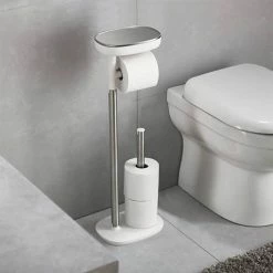 Joseph Joseph EasyStore Freestanding Toilet Paper Holder - 70518 12 Joseph Joseph EasyStore Freestanding Toilet Paper Holder - 70518 -TOILET ACCESSORIES shop 70518 D4 460