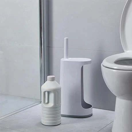 Joseph Joseph Flex Store Toilet Brush with Extra-large Caddy - Grey/White - 70537 7 Joseph Joseph Flex Store Toilet Brush with Extra-large Caddy - Grey/White - 70537 - Image 5