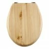 Aqualona Natural Wooden MDF Toilet Seat - 77597 -TOILET ACCESSORIES shop 77597 P