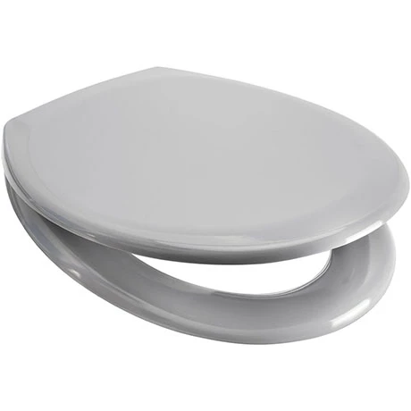 Euroshowers Rainbow Soft Close Toilet Seat - Light Grey - 84320 3 Euroshowers Rainbow Soft Close Toilet Seat - Light Grey - 84320