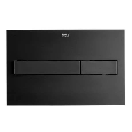 Roca PL7 Operating Panel Dual Flush Plate - Matt Black - 890088206 4 Roca PL7 Operating Panel Dual Flush Plate - Matt Black - 890088206 - Image 2
