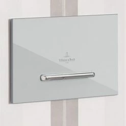 Villeroy and Boch ViConnect Chrome Dual Flush Plate - 92218061