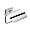 Inda - Lea Toilet Roll Holder with Cover - A18260CR -TOILET ACCESSORIES shop A1926A PN