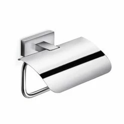 Inda - Lea Toilet Roll Holder with Cover - A18260CR