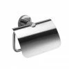 Inda - Touch Toilet Roll Holder with Cover - A4626B 1 Inda - Touch Toilet Roll Holder with Cover - A4626B -TOILET ACCESSORIES shop A4626B P