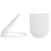 Alaska Luxury D-Shaped Soft Close Quick Release Top-Fixing Toilet Seat - AL04 -TOILET ACCESSORIES shop AL04 P1