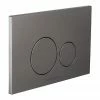 BagnoDesign Aquaeco Anthracite Dual Flush Plate with Round Buttons 1 BagnoDesign Aquaeco Anthracite Dual Flush Plate with Round Buttons -TOILET ACCESSORIES shop AQE K5230 K ESG7 P