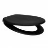 Arezzo Matt Black Soft Close Toilet Seat -TOILET ACCESSORIES shop AZ BLK TS p