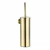 Arezzo Antique Brass Wall Mounted Toilet Brush + Holder -TOILET ACCESSORIES shop AZABRTBH P